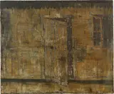Norbert Schwontkowski, Schuppen, 1997, Öl auf Leinwand