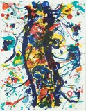 Untitled by Sam Francis, Color lithograph, sold Oct 2007