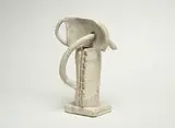 Jb Blunk, Earthenware slab sculpture with white slip