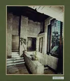 Julius Shulman, Rare vintage color photograph of the Ennis Brown Residence