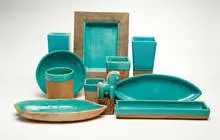Barbara Willis, Ceramic works (11), Partially glazed ceramic vessels