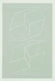 White Embossing on Gray IX by Josef Albers, 1971, Printed at Gemini G.E.L, sold Oct 2007