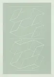 White Embossing on Gray V by Josef Albers, 1971, Printed at Gemini G.E.L, sold Oct 2007