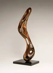Jocko Johnson, Carved wood sculpture, c. 1968, Studio