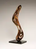 Jocko Johnson, Carved wood sculpture, c. 1968, Studio