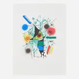 Plate from Lithographs I by Joan Miró, sold Nov 2019