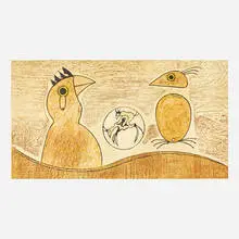 Oiseaux Souterrains by Max Ernst, sold Nov 2019
