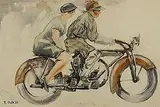 Reginald Marsh, Motorcycle
