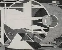 Al Held, untitled, 1986, lithograph