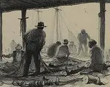 Gordon Grant, Mending Nets