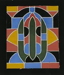 Hilaire Hiler, untitled (abstraction), c. 1935, gouache on paper