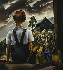 William Schwartz, Willy the Farmer, 1940, oil on canvas