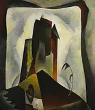 William Schwartz, Symphonic Forms No.4, 1932, oil on canvas