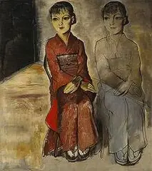 Georges Schreiber, Japanese Woman, 1930, oil on canvas