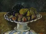 Maurice Sterne, Pears and Grapes, oil on board