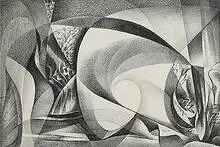 untitled by Medard Klein, pencil on paper, sold Jun 2003