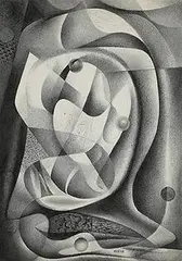 untitled by Medard Klein, pencil on paper, sold Jun 2003
