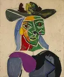 Pablo Picasso, Portrait of Dora Marr, c. 1962, lithograph