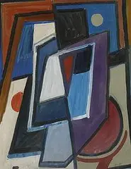 Untitled #42 by John von Wicht, c. 1943, gouache on paper, sold Jun 2003