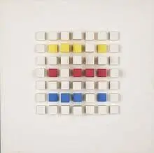David Barr, Structurist Relief No. 23, 1960, lacquered wood