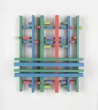 Eli Bornstein, Structurist Relief, 1960s, lacquered wood