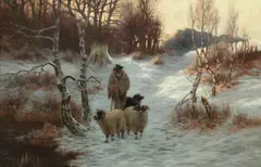 Sidney Pike, Sheep in Winter