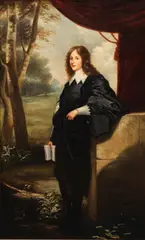 Sir Anthony Van Dyck, Portrait of a gentleman, full-length, in a landscape, oil on canvas