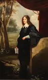 Sir Anthony Van Dyck, Portrait of a gentleman, full-length, in a landscape, oil on canvas