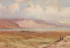 Henry Andrew Harper, Dead Sea, watercolour