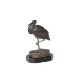 Henri Alfred Jacquemart, bronze model of a stork, bronze