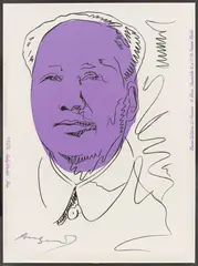 Mao by Andy Warhol, 1974, Farbserigrafie auf Tapetenpapier, sold Dec 2021