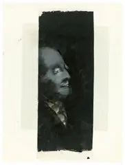 Juan Muñoz, Untitled, 1993, Öl- und Farbkreide, collagiert auf Bütten und festem Papier
