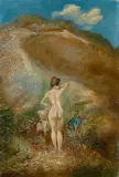 George Grosz, Nude in dunes, 1942, Öl auf Leinwand