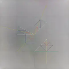 Karel Novosad, Ohne Titel, 1974, Öl und Bleistift auf Leinwand