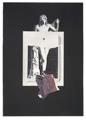 Studio per „Eco e Narciso by Giulio Paolini, 1980, Collage auf Papier, auf Karton, sold Nov 2015