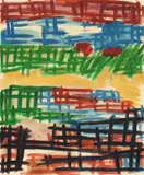 Ohne Titel by Günther Förg, 2005, Acryl auf MDF-Platte, sold May 2014