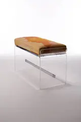 Steven Chase, Lucite stool, Custom c. 1980