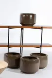 Planters (4) by John Follis, 1955, Architectural Pottery, sold Oct 2007