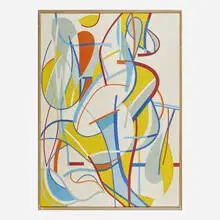 Carl Holty, Untitled (Ribbon Painting)