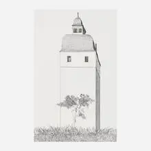 Bell Tower by David Hockney, United Kingdom, sold Nov 2019