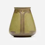 Maude Milner and Sarah Tutt for Marblehead Pottery, Vase with geometric decoration