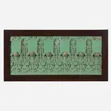 Louis Sullivan and George Grant Elmslie, Architectural element from the National Farmers' Bank, Owatonna, Minnesota, c. 1908, glazed terracotta