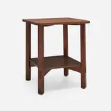 Gustav Stickley, Cut-corner lamp table, model 611, c. 1904, oak