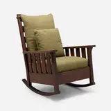 Gustav Stickley, Straight arm rocker, model 323