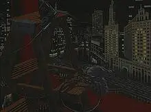 Jack Beal, Chicago, c. 1991, color lithograph