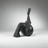 Joel Fisher, Eggman, 1987, bronze
