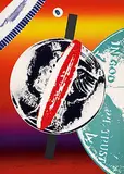 James Rosenquist, Spinning Faces in Space, 1972, silkscreen and lilthograph