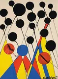 Alexander Calder, Apogee, 1971, gouache on wove paper