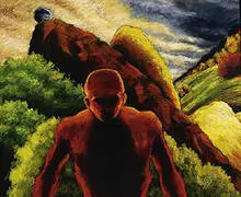 Paul Sierra, Sisyphus, oil on canvas