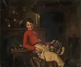 Joseph Bail, Kitchen boy, oil on canvas